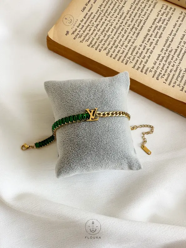 LV green bracelet