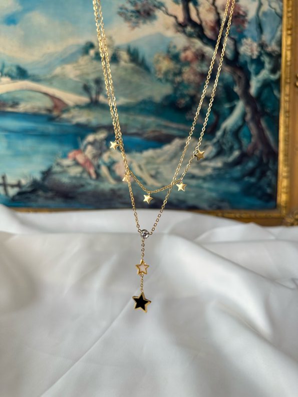 black star necklace