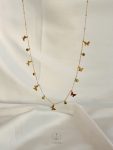 butterfly green necklace