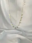 crescent moon Nnecklace - gold