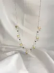 space star green necklace