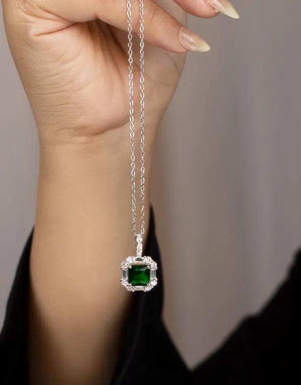green necklace