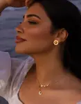 crescent necklace