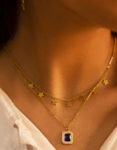 double layer necklace