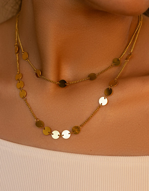 basic circle necklace