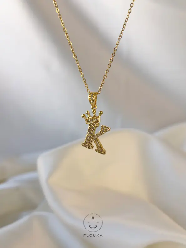 letter K necklace