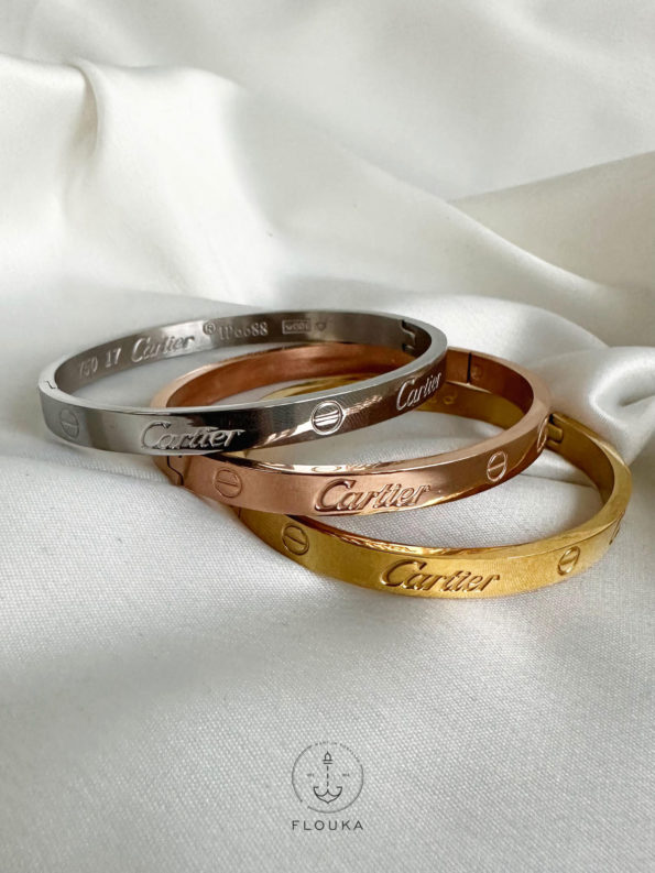 trible colour cartier bracelet