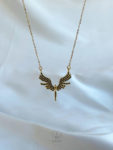 black angel necklace