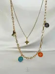colour LV necklace