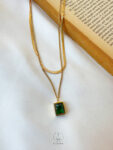 green snake necklace