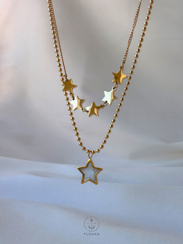 white star necklace