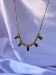 green necklace