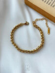 complex gold bracelet