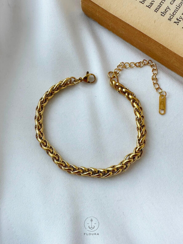 complex gold bracelet