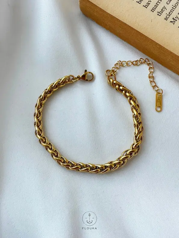 complex gold bracelet