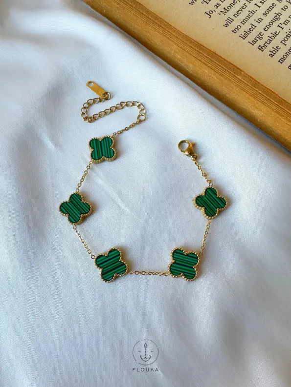 green vancleef double face
