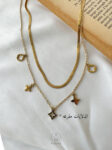 lv gold necklace