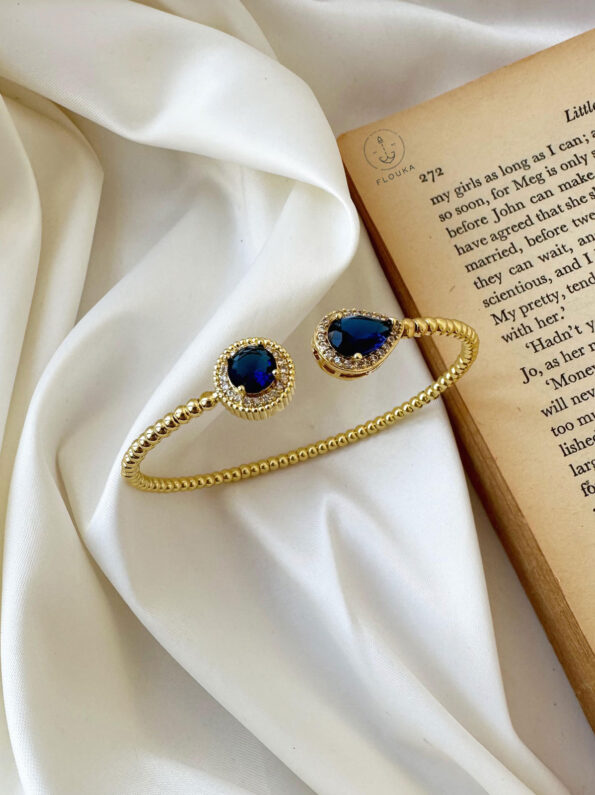 blue crystal bracelet