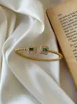 mix green crystal bracelet