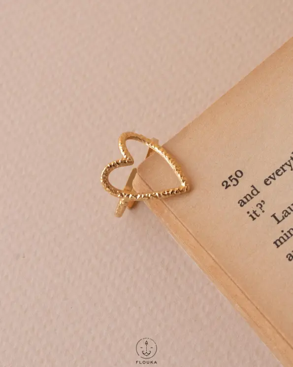 free size flexible gold ring