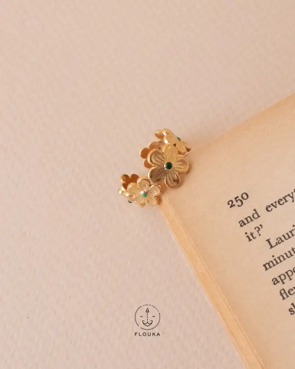 free size flexible gold ring