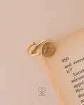 free size flexible gold ring