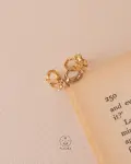 free size flexible gold ring
