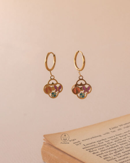 colourful vancleef earrings