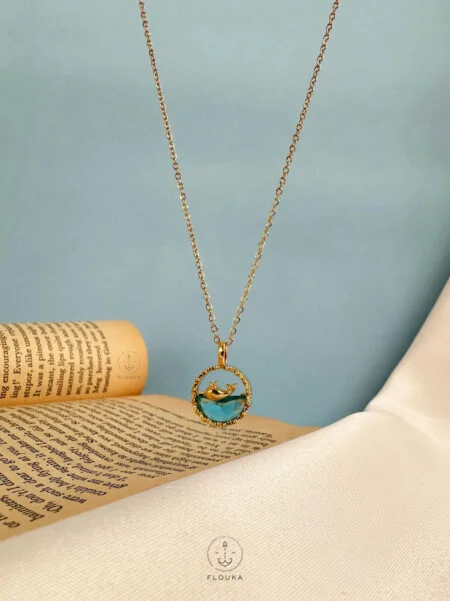 blue wale necklace