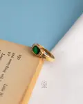 green gold ring