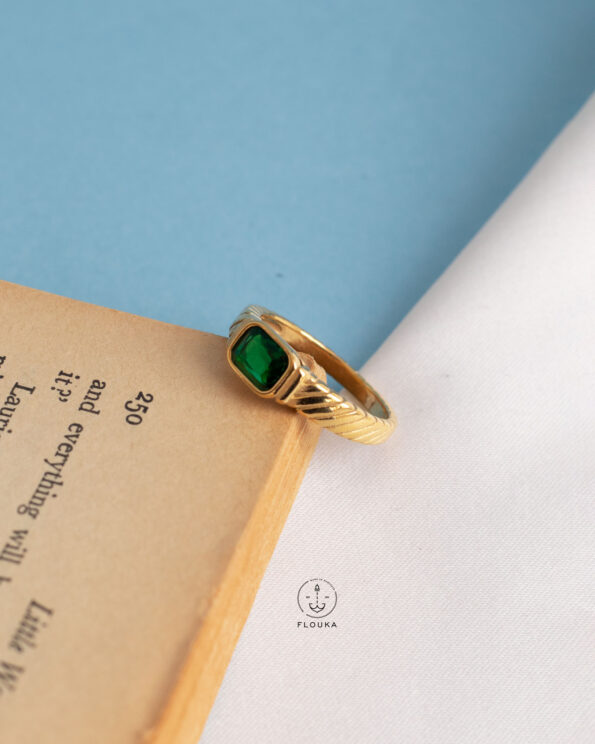 green gold ring