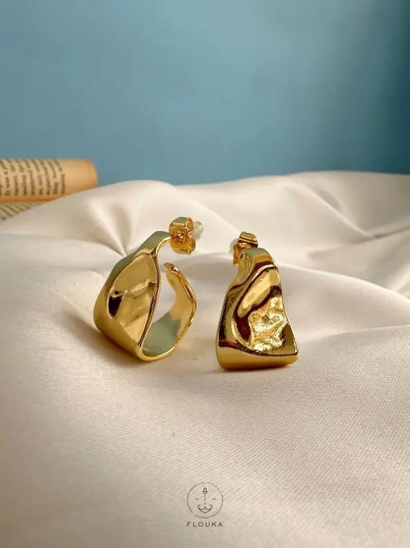 gold plated earrings