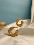 gold plated earrings