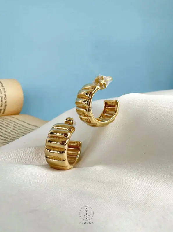 gold plated earrings
