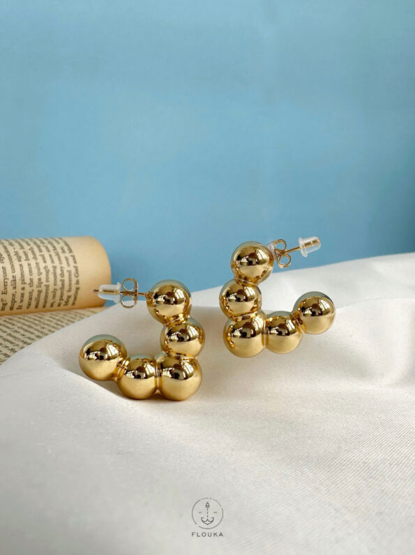 gold plated earrings