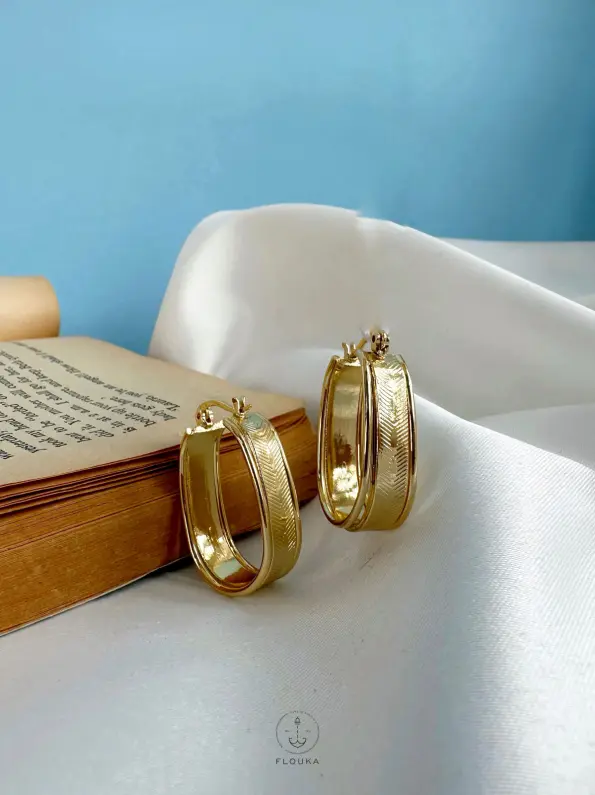 gold plated earrings