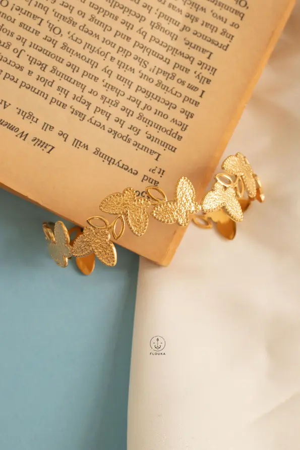 butterfly gold bracelet