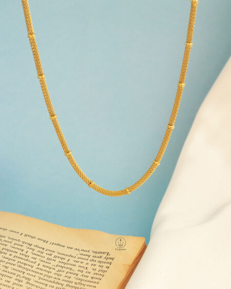 gold necklace