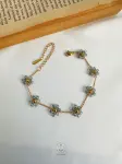 Crystal flower bracelet