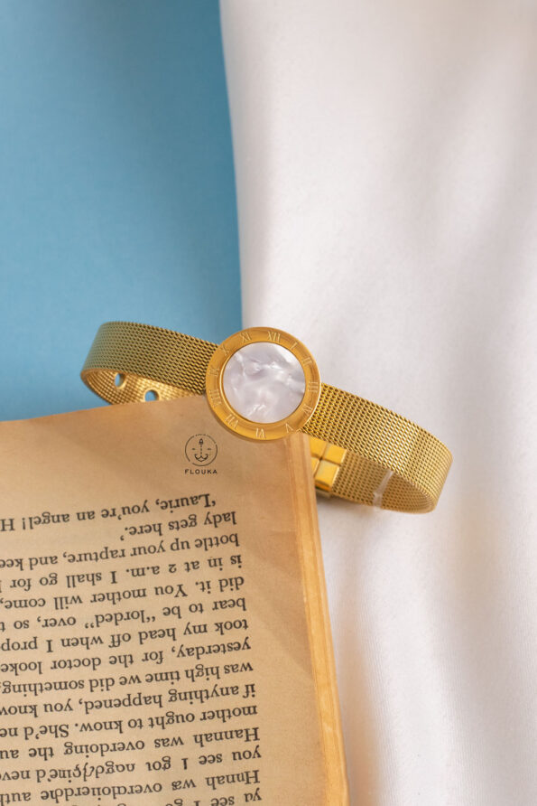 white Bulgari watch bracelet