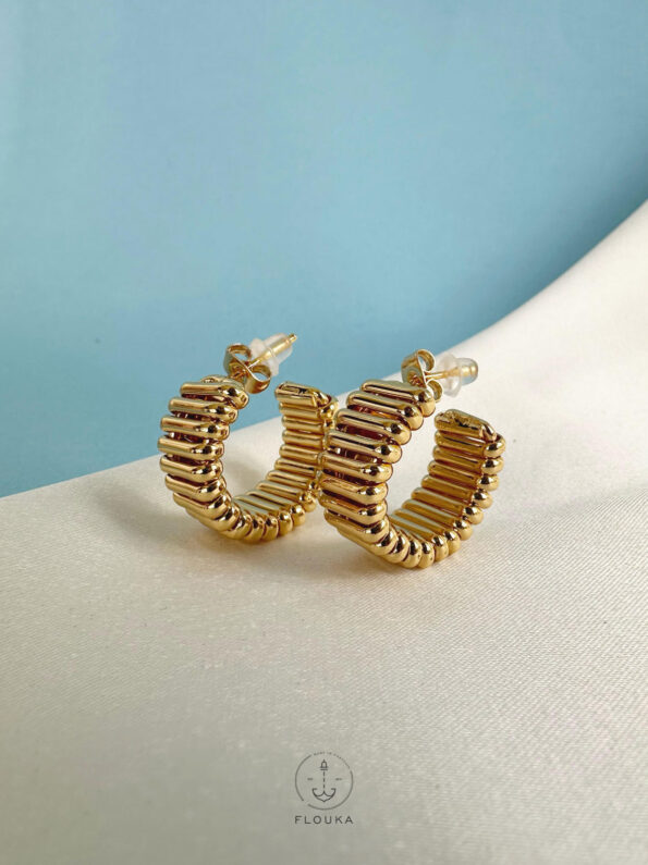 gold plated earrings