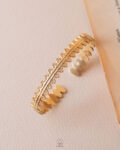 free size flexible gold bracelet