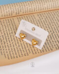 basic gold small earrings