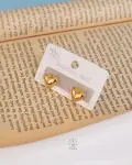 basic gold small earrings