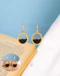 black cartier earrings