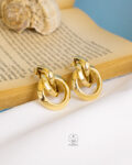 gold plated earrings