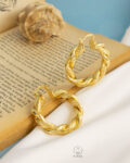 gold plated earrings