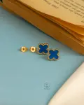 blue vancleef earrings