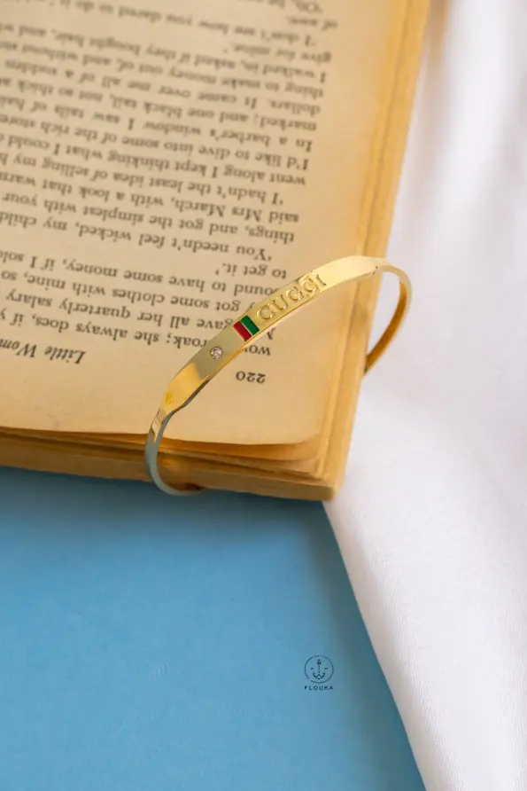free size Gucci sliem gold bracelet