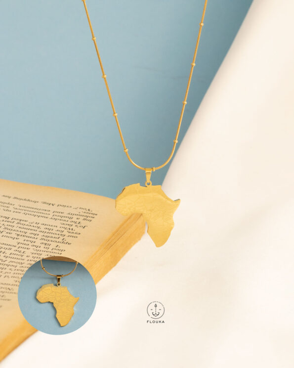 african gold necklace